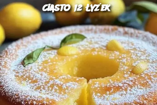 🍋 Ciasto 12 Łyżek - Bez Wagi - Łatwy Przepis! Cytrynowe ciasto 🍋🍰⏱