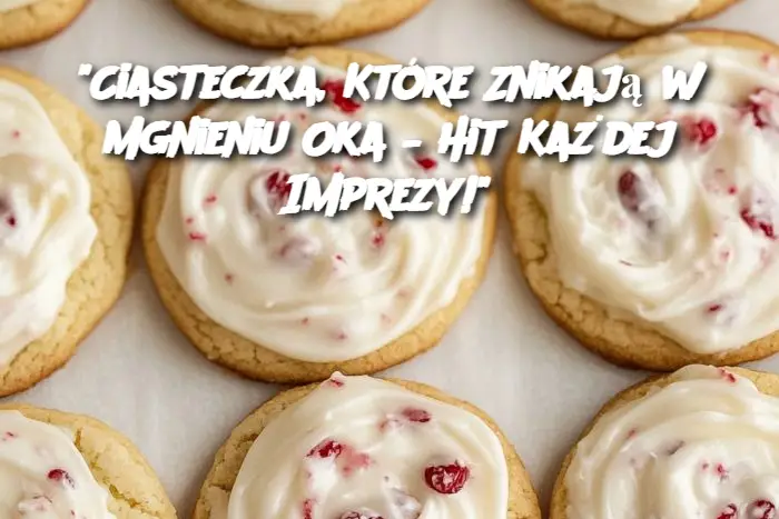 “Ciasteczka, Które Znikają w Mgnieniu Oka – Hit Każdej Imprezy!”