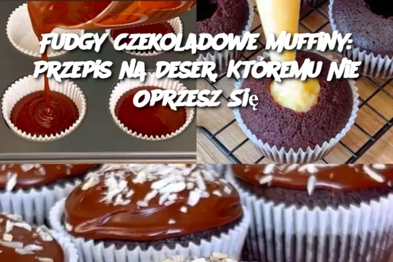 Fudgy Czekoladowe Muffiny: Przepis na Deser, Któremu Nie Oprzesz Się