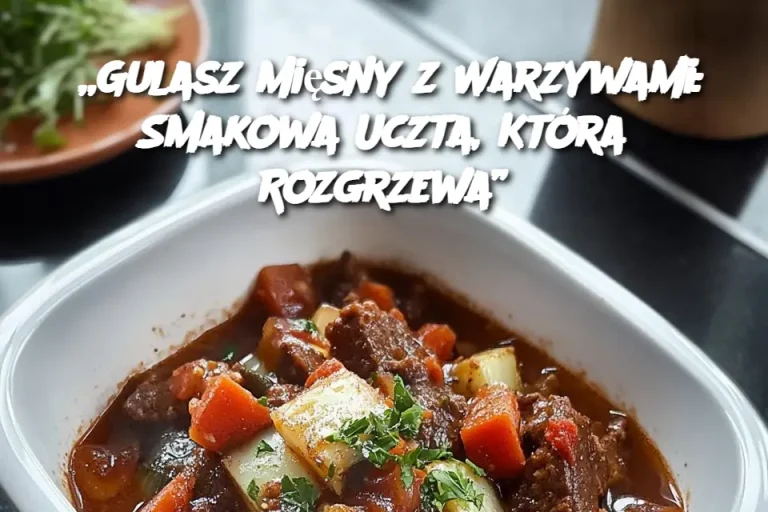 „Gulasz Mięsny z Warzywami: Smakowa Uczta, Która Rozgrzewa”