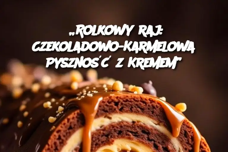 „Rolkowy raj: Czekoladowo-Karmelowa Pyszność z Kremem”