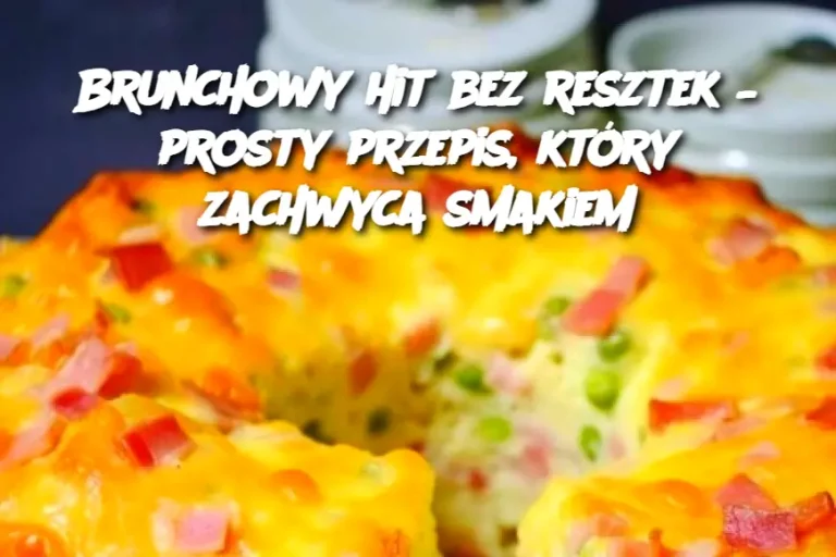 Brunchowy hit bez resztek – prosty przepis, który zachwyca smakiem