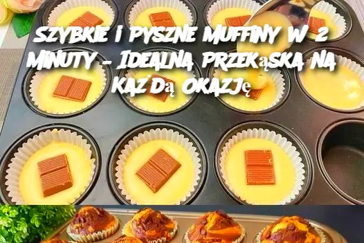 Szybkie i Pyszne Muffiny w 2 Minuty – Idealna Przekąska na Każdą Okazję