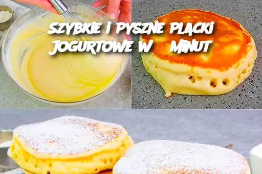 Szybkie i Pyszne Placki Jogurtowe w 5 Minut