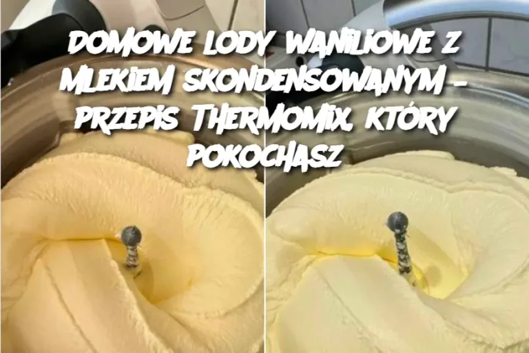 Domowe lody waniliowe z mlekiem skondensowanym – przepis Thermomix, który pokochasz