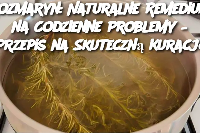 Rozmaryn: Naturalne Remedium na Codzienne Problemy – Przepis na Skuteczną Kurację