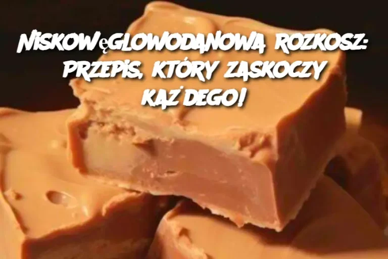 Niskowęglowodanowa rozkosz: Przepis, który zaskoczy każdego!