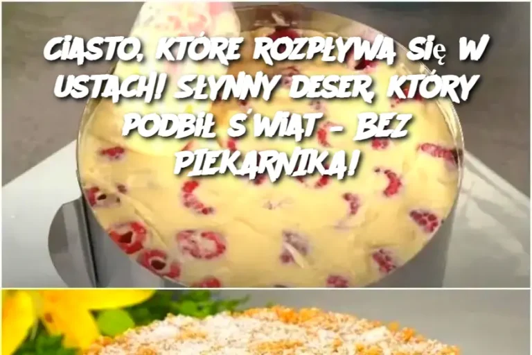 Ciasto, które rozpływa się w ustach! Słynny deser, który podbił świat – BEZ PIEKARNIKA!