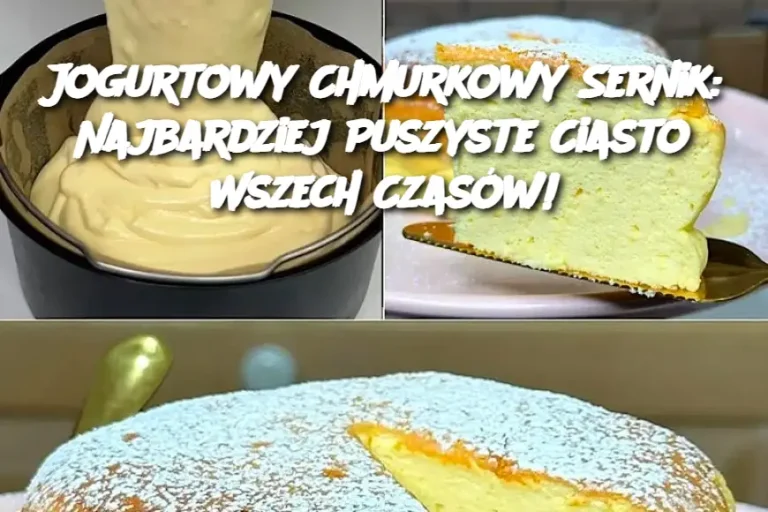 Jogurtowy Chmurkowy Sernik: Najbardziej Puszyste Ciasto Wszech Czasów!