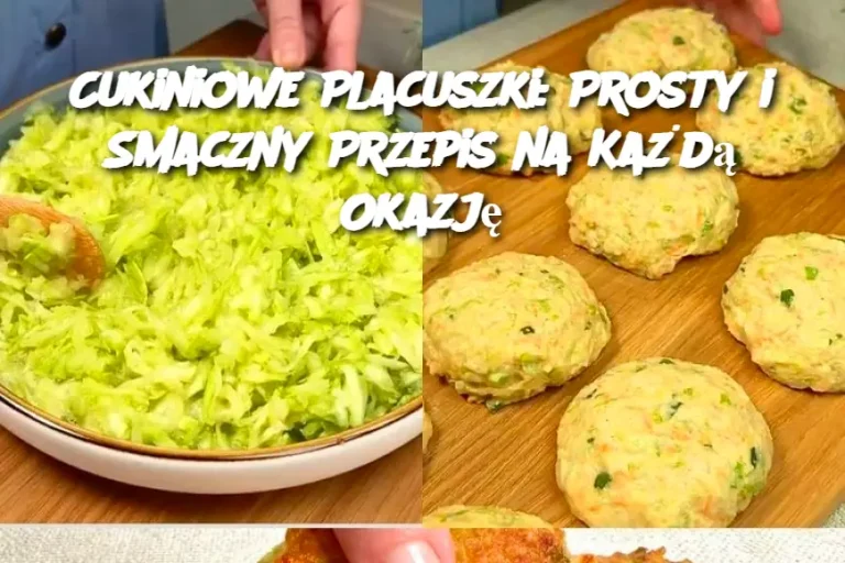 Cukiniowe Placuszki: Prosty i Smaczny Przepis na Każdą Okazję