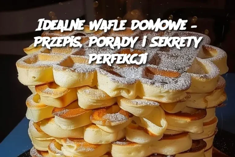 Idealne Wafle Domowe – Przepis, Porady i Sekrety Perfekcji