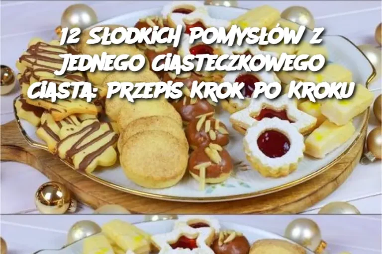 12 Słodkich Pomysłów z Jednego Ciasteczkowego Ciasta: Przepis Krok po Kroku