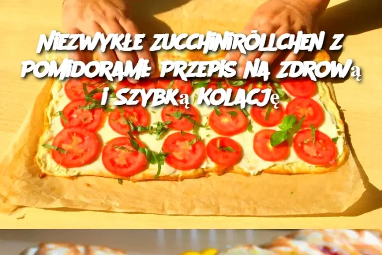 Niezwykłe Zucchiniröllchen z Pomidorami: Przepis na Zdrową i Szybką Kolację