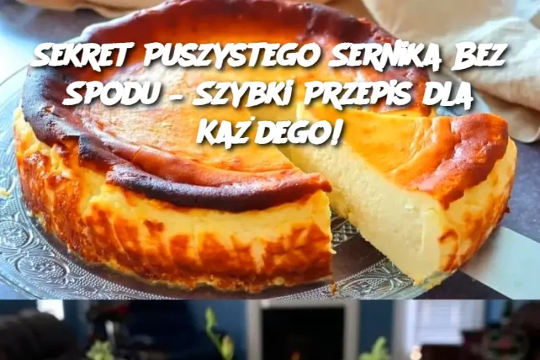 Sekret Puszystego Sernika Bez Spodu – Szybki Przepis dla Każdego!