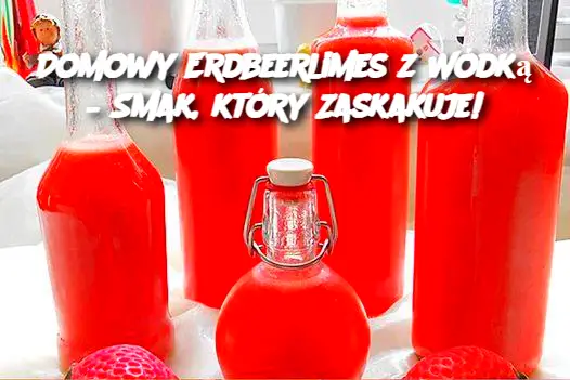 Domowy Erdbeerlimes z Wódką – Smak, który Zaskakuje!