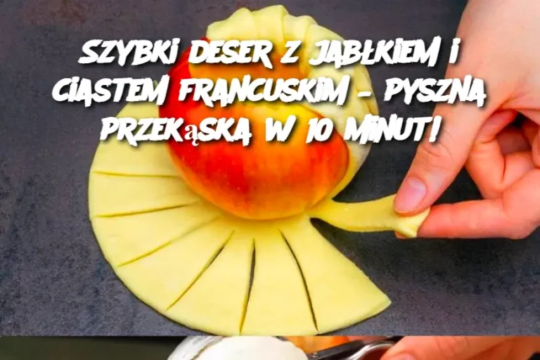 Szybki deser z jabłkiem i ciastem francuskim – pyszna przekąska w 10 minut!