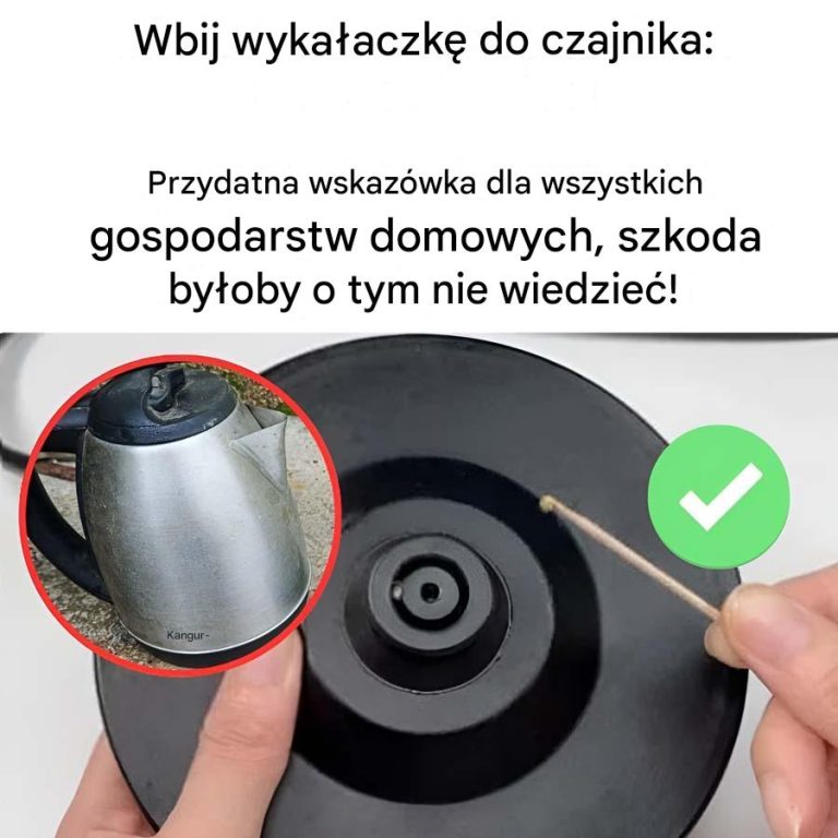 Włóż Wykałaczkę do Czajnika i Zobacz, Co Się Stanie – Genialny Trik, Który Zmieni Twoje Gotowanie!