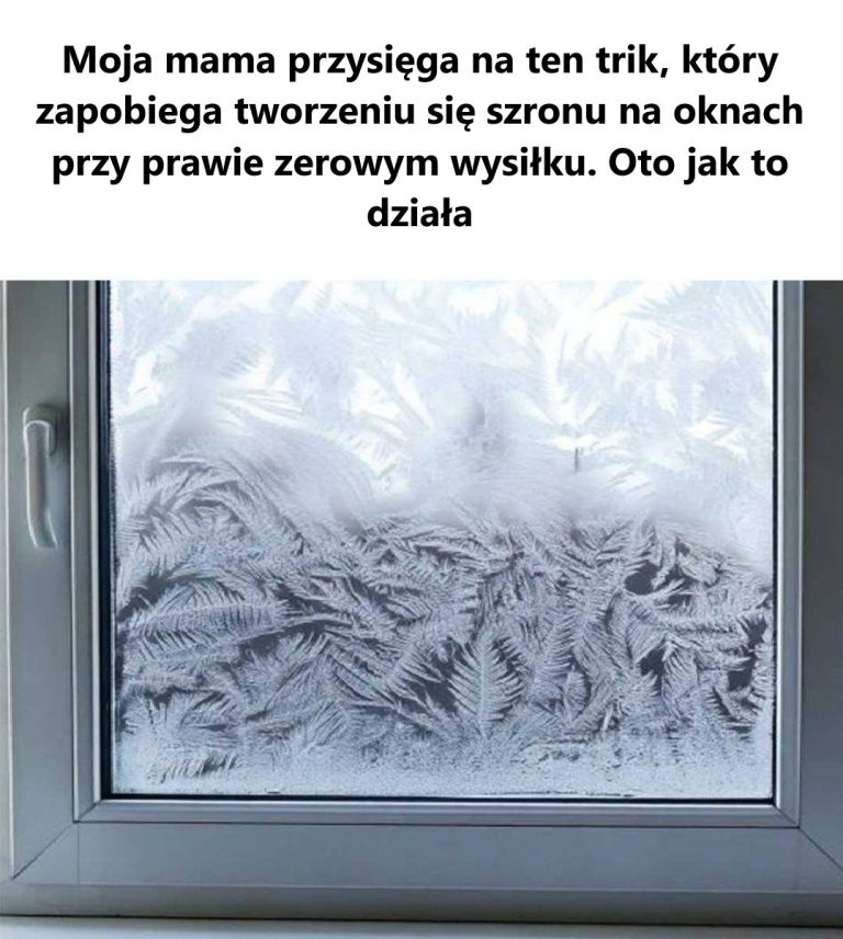 Nie wiedziałem o tym! Ten genialny trik zapobiega osadzaniu się szronu na oknach niemal bez wysiłku