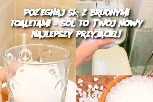 Pożegnaj się z brudnymi toaletami – sól to Twój nowy najlepszy przyjaciel!