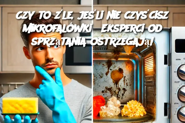 Czy to źle, jeśli nie czyścisz mikrofalówki? Eksperci od sprzątania ostrzegają!