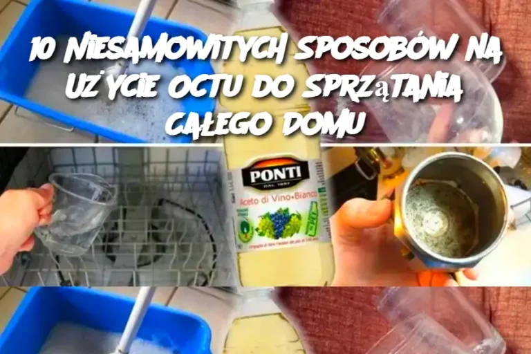 10 Niesamowitych Sposobów na Użycie Octu do Sprzątania Całego Domu