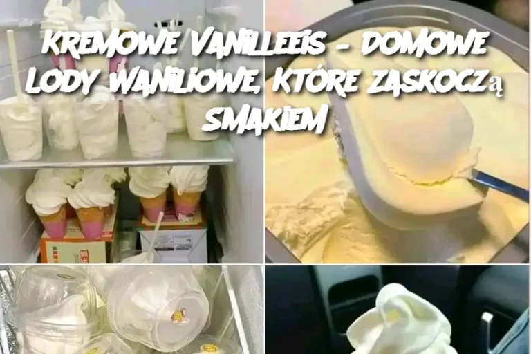 Kremowe Vanilleeis – Domowe Lody Waniliowe, Które Zaskoczą Smakiem