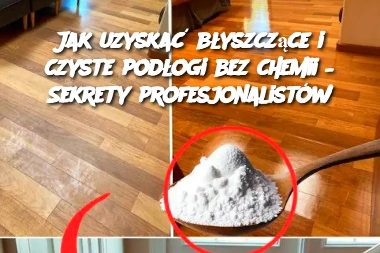 Jak uzyskać błyszczące i czyste podłogi bez chemii – Sekrety profesjonalistów