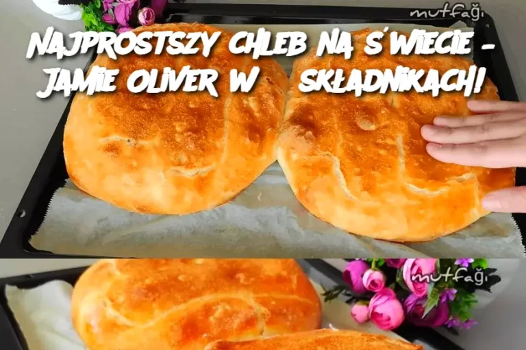 Najprostszy chleb na świecie – Jamie Oliver w 3 składnikach!