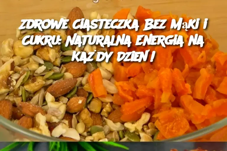 Zdrowe Ciasteczka Bez Mąki i Cukru: Naturalna Energia na Każdy Dzień!