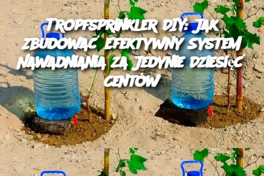 Tropfsprinkler DIY: Jak Zbudować Efektywny System Nawadniania za Jedynie Dziesięć Centów