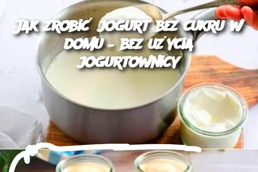 Jak zrobić jogurt bez cukru w domu – bez użycia jogurtownicy