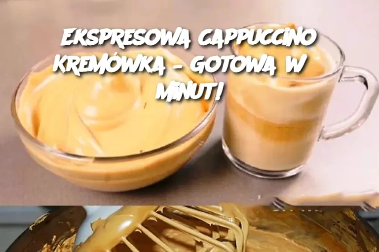 Ekspresowa Cappuccino Kremówka – Gotowa w 5 minut!