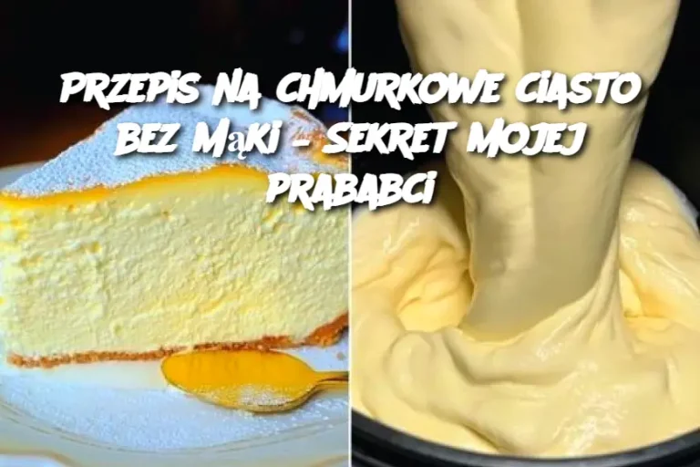 Przepis na chmurkowe ciasto bez mąki – Sekret mojej prababci