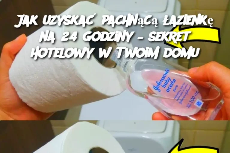 Jak uzyskać pachnącą łazienkę na 24 godziny – sekret hotelowy w Twoim domu