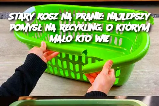 Stary kosz na pranie: najlepszy pomysł na recykling, o którym mało kto wie