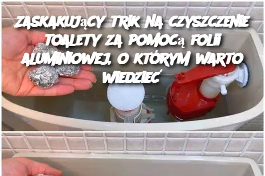 Zaskakujący trik na czyszczenie toalety za pomocą folii aluminiowej, o którym warto wiedzieć