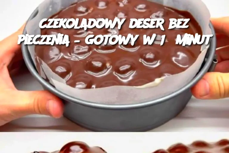 Czekoladowy deser bez pieczenia – gotowy w 15 minut