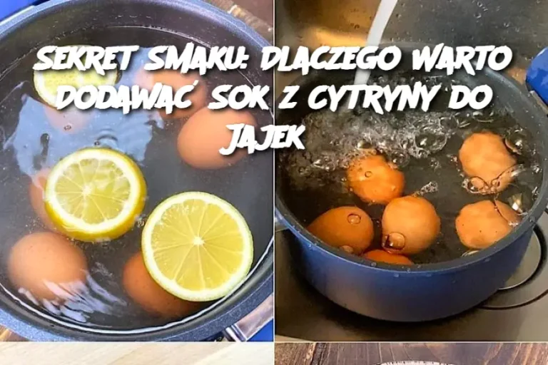 Sekret Smaku: Dlaczego Warto Dodawać Sok z Cytryny do Jajek?