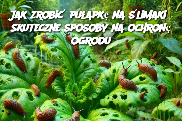 Jak zrobić pułapkę na ślimaki? Skuteczne sposoby na ochronę ogrodu