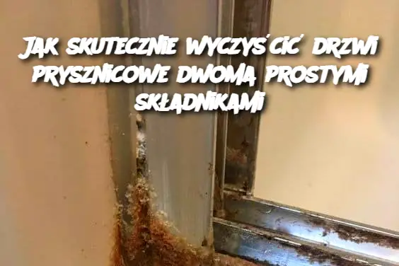 Jak skutecznie wyczyścić drzwi prysznicowe dwoma prostymi składnikami