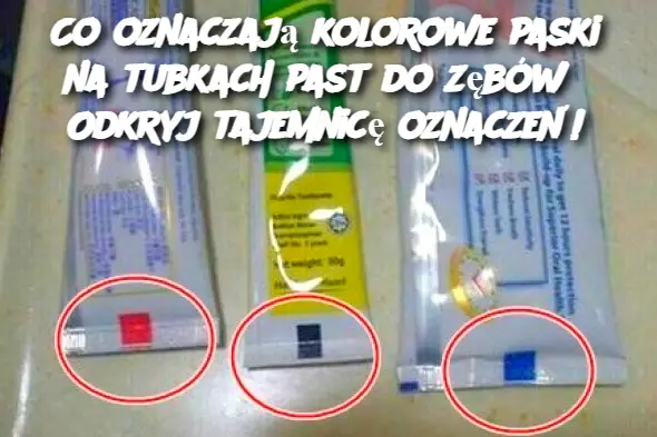 Co oznaczają kolorowe paski na tubkach past do zębów? Odkryj tajemnicę oznaczeń!