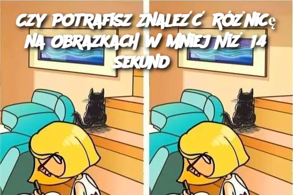 Czy Potrafisz Znaleźć Różnicę na Obrazkach w Mniej Niż 14 Sekund?