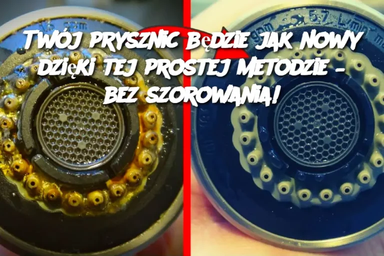 Twój prysznic będzie jak nowy dzięki tej prostej metodzie – bez szorowania!