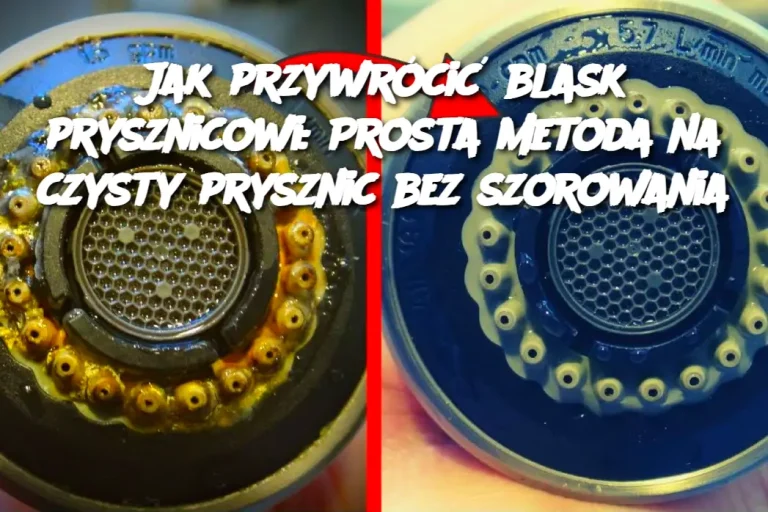 Jak przywrócić blask prysznicowi: Prosta metoda na czysty prysznic bez szorowania