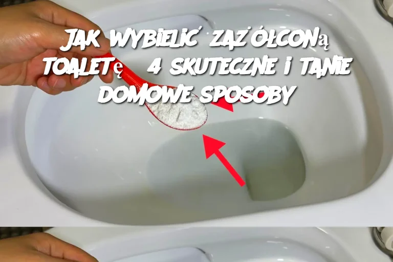 Jak wybielić zażółconą toaletę? 4 skuteczne i tanie domowe sposoby