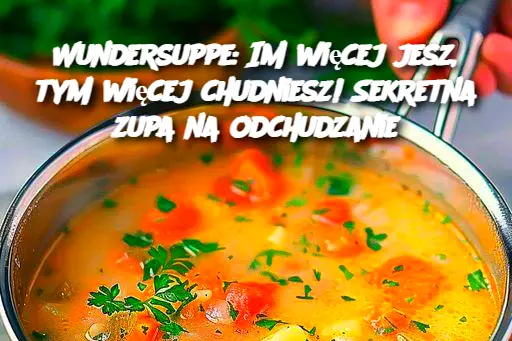 Wundersuppe: Im więcej jesz, tym więcej chudniesz! Sekretna zupa na odchudzanie