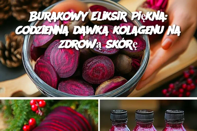 Burakowy Eliksir Piękna: Codzienna dawka kolagenu na zdrową skórę