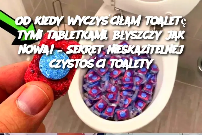 Od kiedy wyczyściłam toaletę tymi tabletkami, błyszczy jak nowa! – Sekret nieskazitelnej czystości toalety