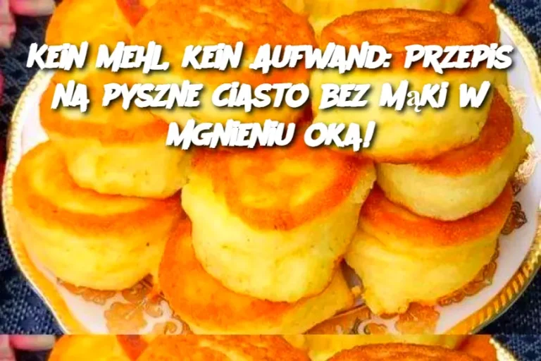 Kein Mehl, kein Aufwand: Przepis na pyszne ciasto bez mąki w mgnieniu oka!