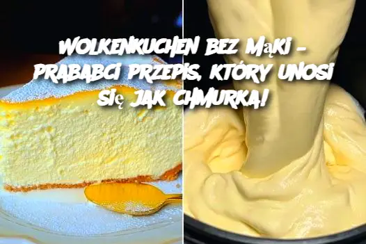 Wolkenkuchen bez mąki – prababci przepis, który unosi się jak chmurka!